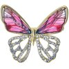Juleeze JZPI0089 Broche mariposa rosa