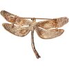 Juleeze JZPI0090 Broche libélula verde