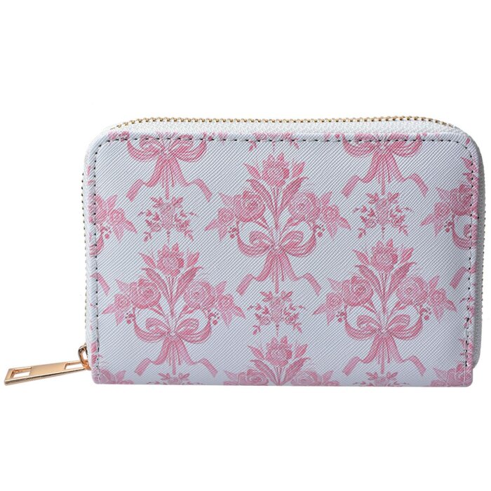 Juleeze JZPU0003-02 Billetero Blanco, Rosa 10x15 cm