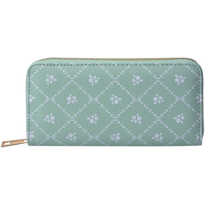Juleeze JZPU0005-03 Billetero Verde, Blanco 10x19 cm