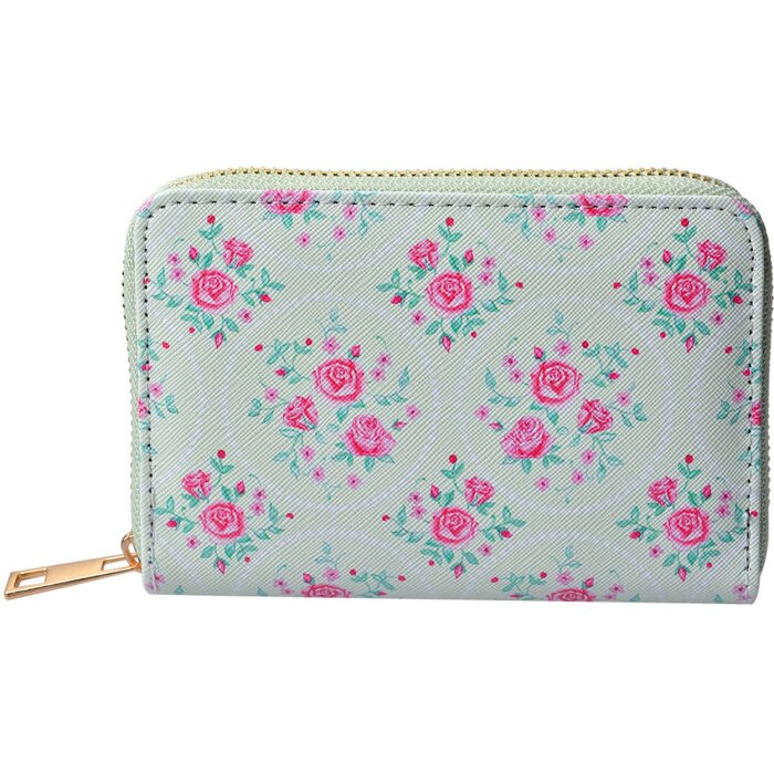 Juleeze JZPU0007-02 Billetero Verde, Rosa 10x15 cm