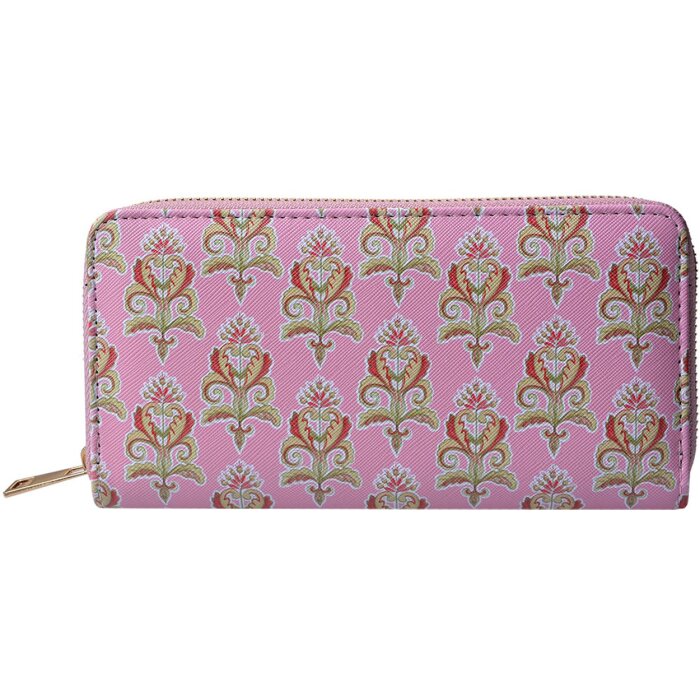 Juleeze JZPU0008-03 Billetero Verde, Rosa 10x19 cm