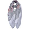 Juleeze JZSC0684G Bufanda Señoras Patrón Gris 85x180 cm