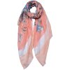 Juleeze JZSC0684P Bufanda Señoras Patrón Rosa 85x180 cm