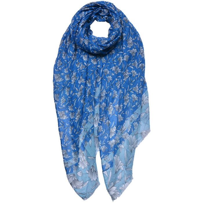 Juleeze JZSC0685BL Bufanda Mujer Azul 85x180 cm