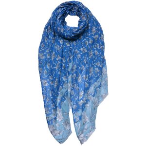 Juleeze JZSC0685BL Bufanda Mujer Azul 85x180 cm