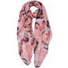 Juleeze JZSC0689P Bufanda Damas Patrón Rosa 90x180 cm