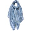 Juleeze JZSC0698 Bufanda Mujer Azul 70x180 cm