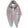 Juleeze JZSC0702 Bufanda mujer estampado naranja 70x180 cm