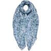 Juleeze JZSC0708 Bufanda Señoras Patrón Gris 70x180 cm