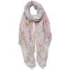 Juleeze JZSC0709 Bufanda Damas Patrón Rosa 70x180 cm