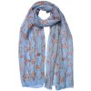 Juleeze JZSC0713BL Bufanda Mujer Azul 50x160 cm