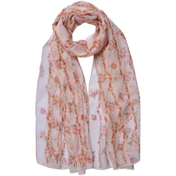 Juleeze JZSC0713P Bufanda Damas Patrón Rosa 50x160 cm