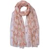 Juleeze JZSC0713P Bufanda Damas Patrón Rosa 50x160 cm