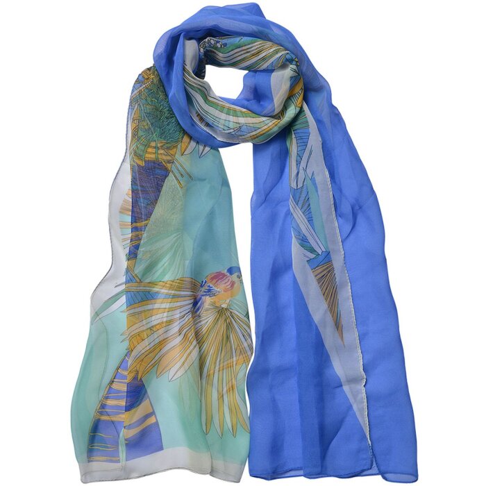 Juleeze JZSC0715BL Bufanda Mujer Azul 50x160 cm