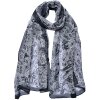 Juleeze JZSC0716G Bufanda Señoras Patrón Gris 50x160 cm