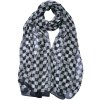 Juleeze JZSC0718Z Bufanda Señoras Patrón Negro 50x160 cm