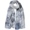 Juleeze JZSC0723G Bufanda Señoras Patrón Gris 50x160 cm