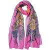 Juleeze JZSC0724P Bufanda Damas Patrón Rosa 50x160 cm