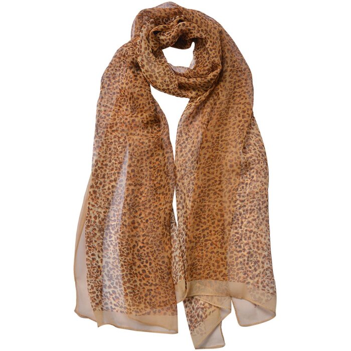 Juleeze JZSC0726BE Bufanda Damas Patrón Beige 50x160 cm