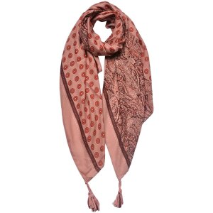 Juleeze JZSC0746P Bufanda Damas Patrón Rosa 90x180 cm
