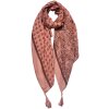 Juleeze JZSC0746P Bufanda Damas Patrón Rosa 90x180 cm