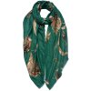 Juleeze JZSC0750GR Bufanda mujer estampado verde 90x180 cm
