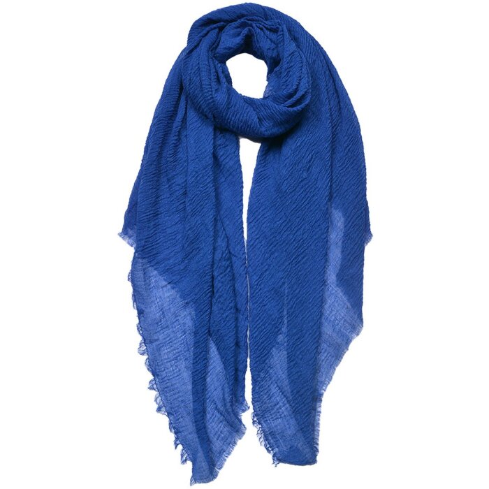 Juleeze JZSC0751BL Bufanda Damas Patrón Azul 90x180 cm