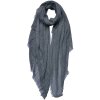 Juleeze JZSC0751DG Bufanda Señoras Patrón Gris 90x180 cm