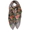 Juleeze JZSC0752G Bufanda Señoras Patrón Gris 90x180 cm