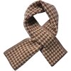 Juleeze JZSC0767CH Bufanda Señoras Patrón Marrón 15x85 cm