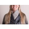 Juleeze JZSC0767G Bufanda Señoras Patrón Gris 15x85 cm