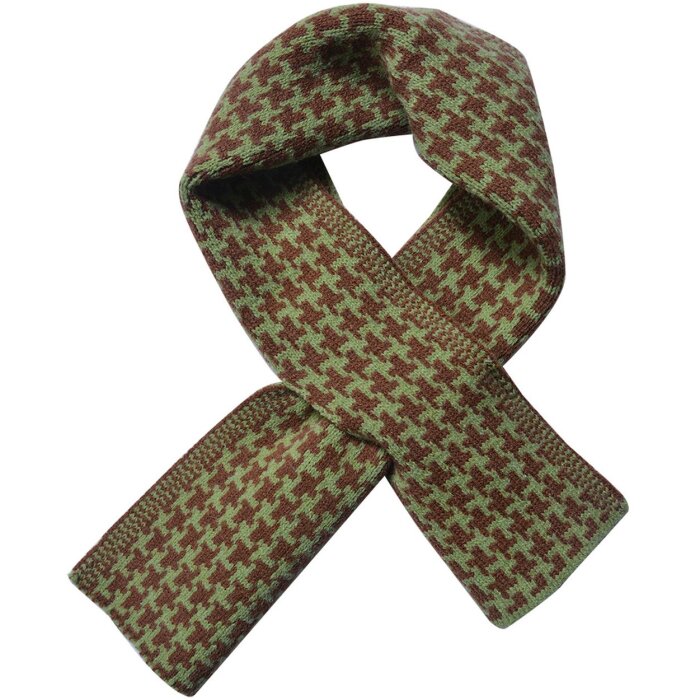 Juleeze JZSC0767GR Bufanda Damas Patrón Verde 15x85 cm