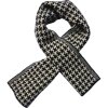 Juleeze JZSC0767Z Bufanda Señoras Patrón Negro 15x85 cm
