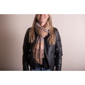 Juleeze JZSC0769P Bufanda Damas Patrón Rosa 70x180 cm