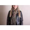 Juleeze JZSC0770GR Bufanda mujer estampado verde 70x180 cm