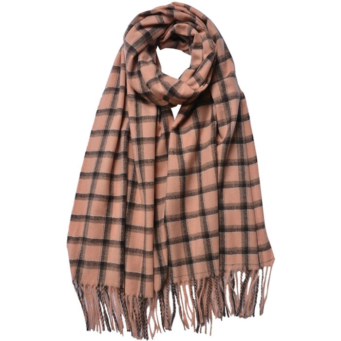 Juleeze JZSC0770P Bufanda Damas Patrón Beige 70x180 cm