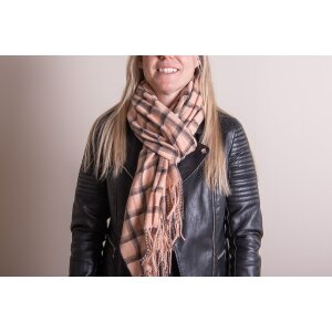 Juleeze JZSC0770P Bufanda Damas Patrón Beige...