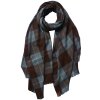 Juleeze JZSC0772BL Bufanda Mujer Azul 70x180 cm