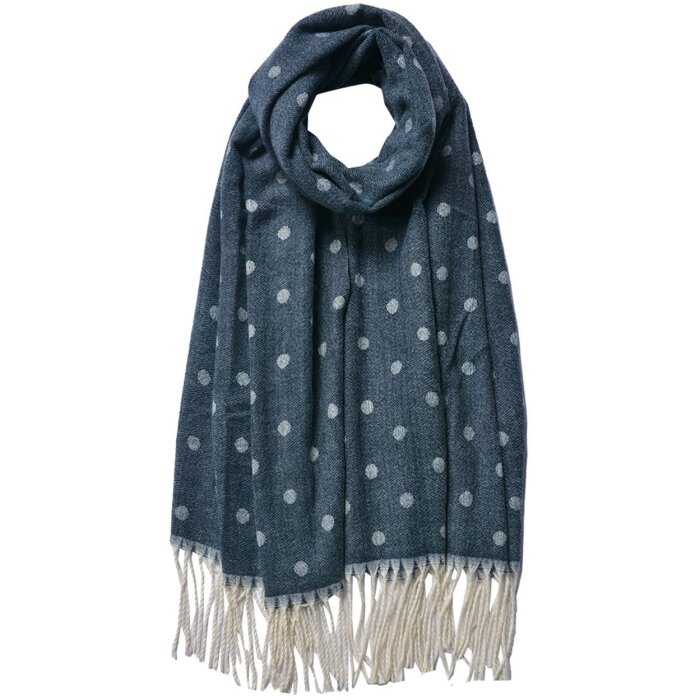 Juleeze JZSC0773BL Bufanda de invierno Señoras Azul 68x180 cm