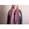 Juleeze JZSC0773BU Bufanda de invierno señoras rojo 68x180 cm