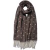 Juleeze JZSC0773CH Bufanda de invierno señora marrón 68x180 cm