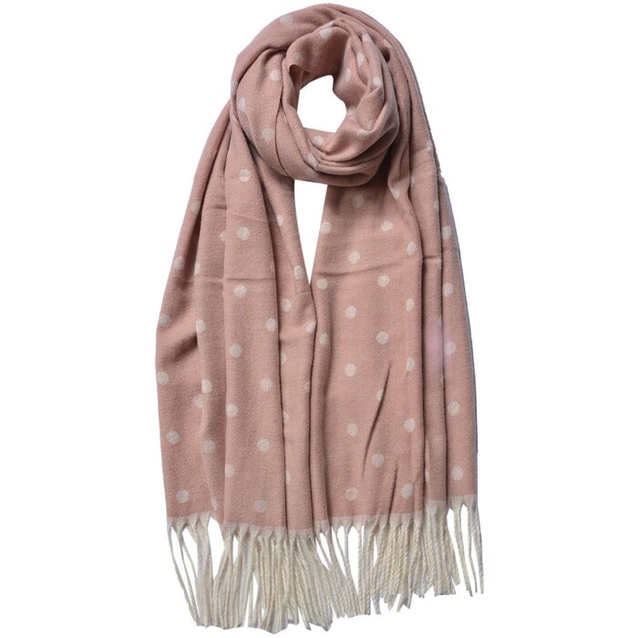 Juleeze JZSC0773P Bufanda de invierno señora rosa 68x180 cm