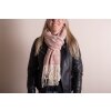 Juleeze JZSC0773P Bufanda de invierno señora rosa 68x180 cm