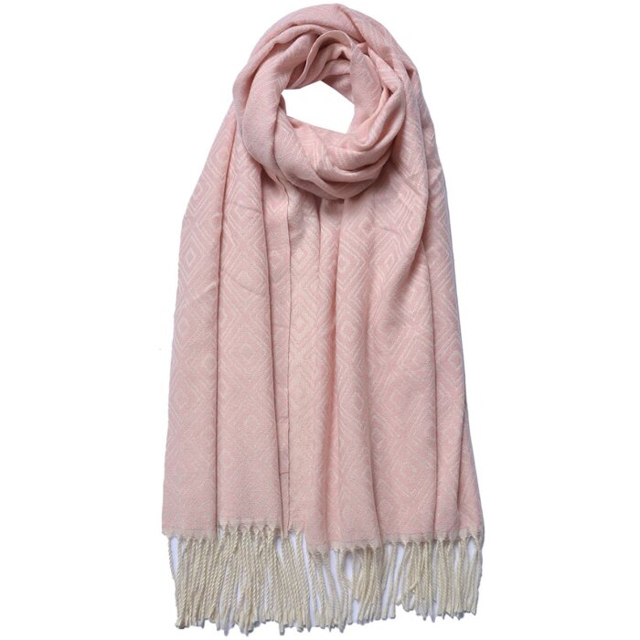 Juleeze JZSC0774P Bufanda de invierno señora rosa 68x180 cm