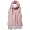 Juleeze JZSC0774P Bufanda de invierno señora rosa 68x180 cm