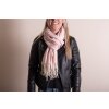 Juleeze JZSC0775P Bufanda de invierno señora rosa 68x180 cm