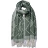 Juleeze JZSC0776GR Bufanda de invierno señora verde 68x180 cm