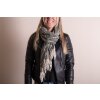 Juleeze JZSC0776GR Bufanda de invierno señora verde 68x180 cm