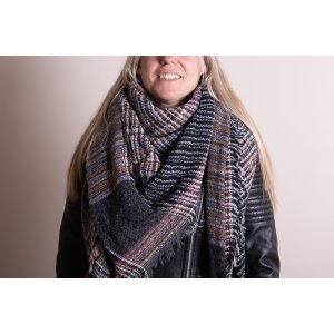 Juleeze JZSC0781G Bufanda Gris 130x130 cm